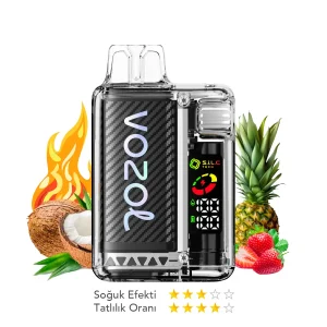 Vozol 20000 Puff Vista Hindistan Cevizli Ananaslı Çilekli (Lavafire)