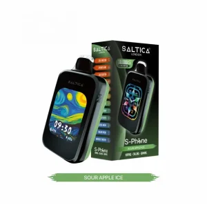 Saltica 30000 Puff Buzlu Ekşi Elmalı